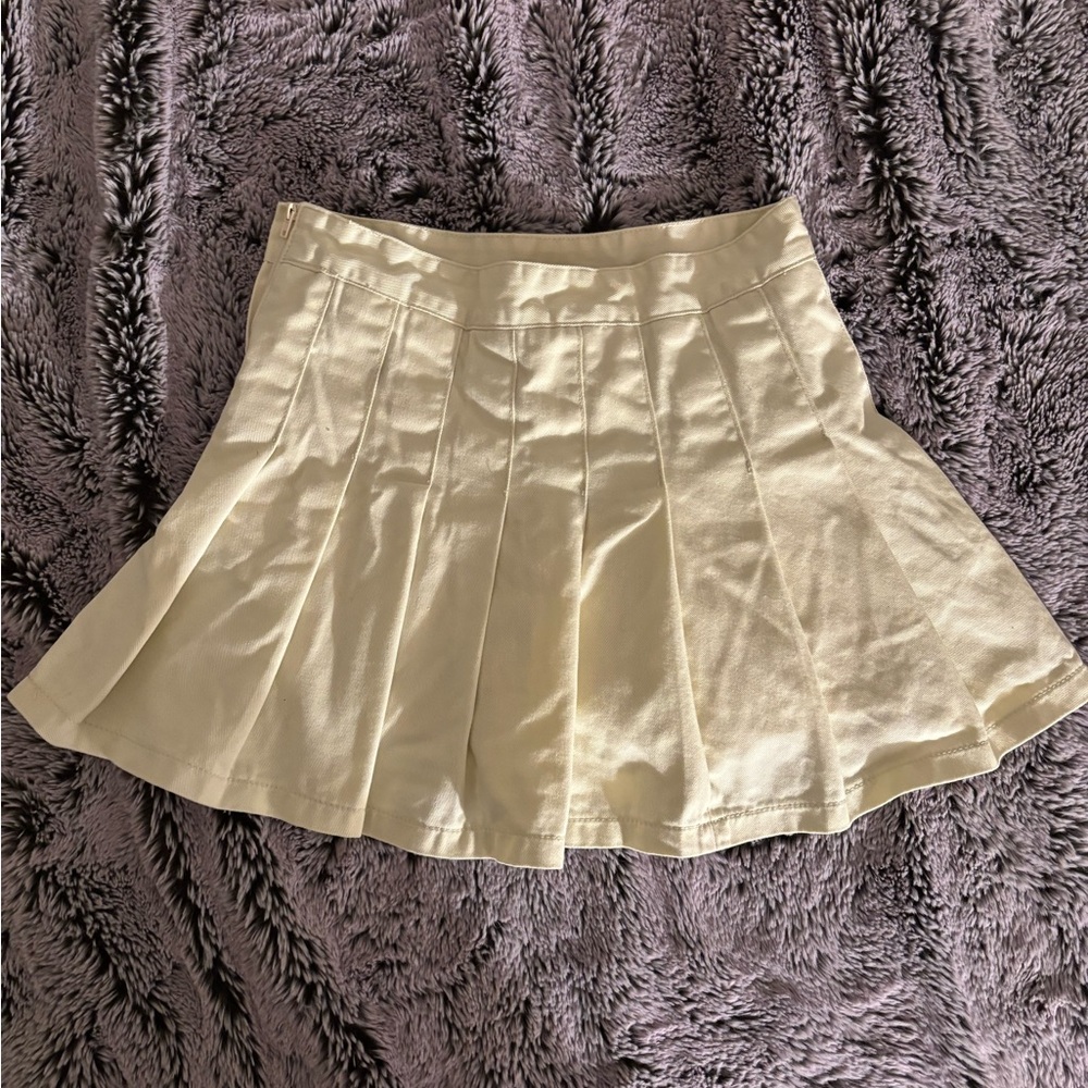Cream Jean Women's Skort